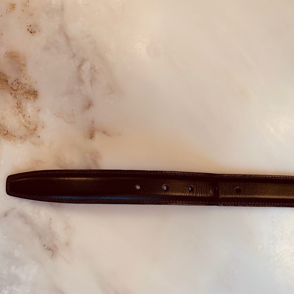 Torino Leather Co. Brown European Leather Belt - Picture 4 of 5